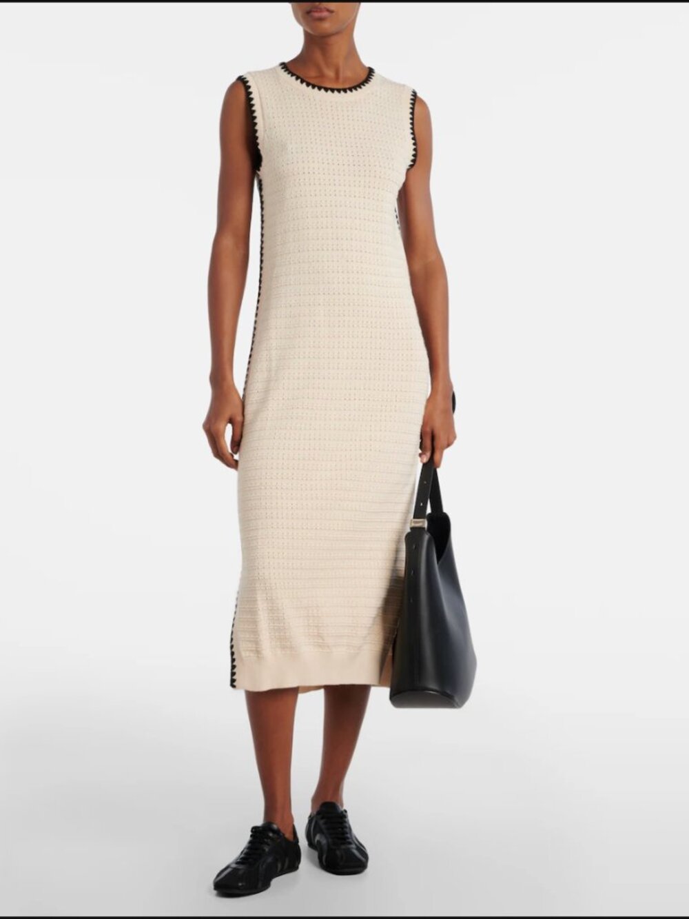 Varley Anthropologie Dwight Tank Knit Midi Dress